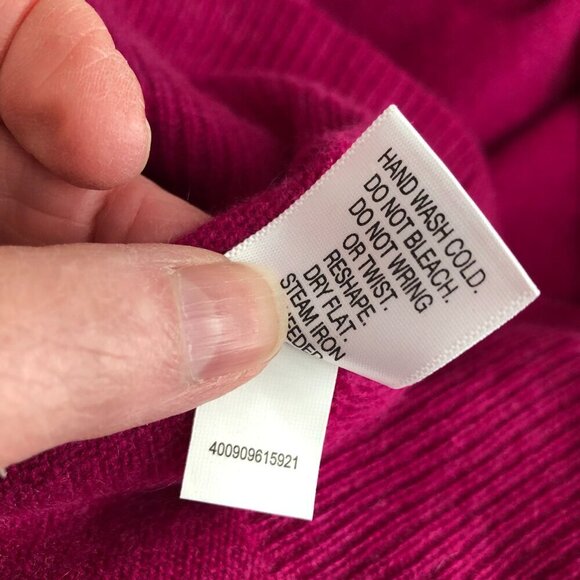 Apt. 9 100% Cashmere V Neck Sweater - Quiet Luxury - Picture 8 of 8